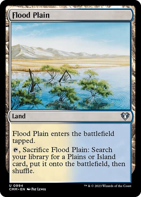 Flood Plain from Commander Masters (Uncommon)