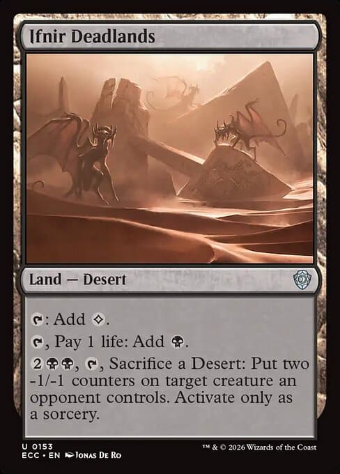 Ifnir Deadlands from Lorwyn Eclipsed Commander (Uncommon)