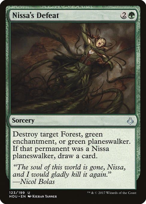 Nissa's Defeat from Hour of Devastation (Uncommon)
