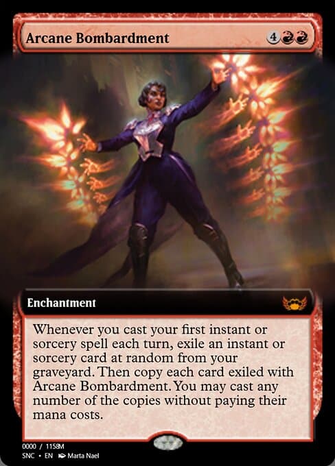 Arcane Bombardment from Magic Online Promos (Mythic)