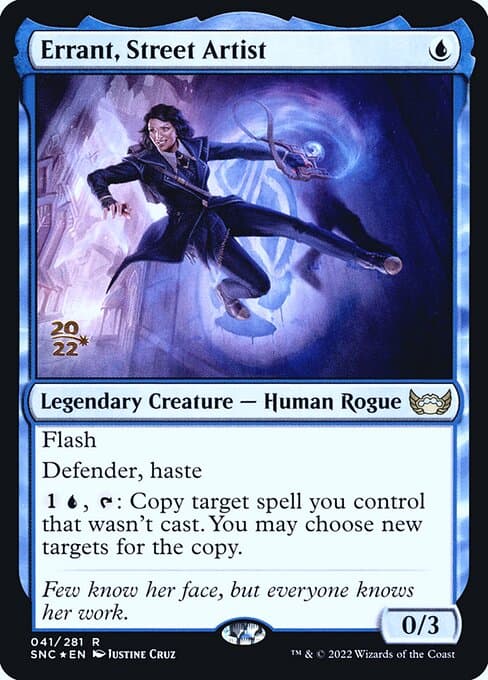 Errant, Street Artist from Streets of New Capenna Promos (Rare)