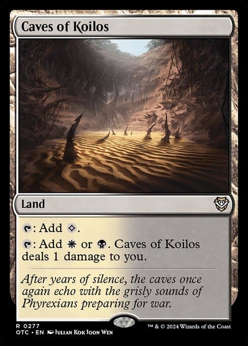 Caves of Koilos from Outlaws of Thunder Junction Commander (Rare)