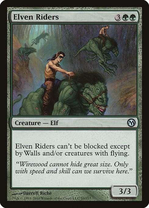 Elven Riders from Duels of the Planeswalkers (Uncommon)