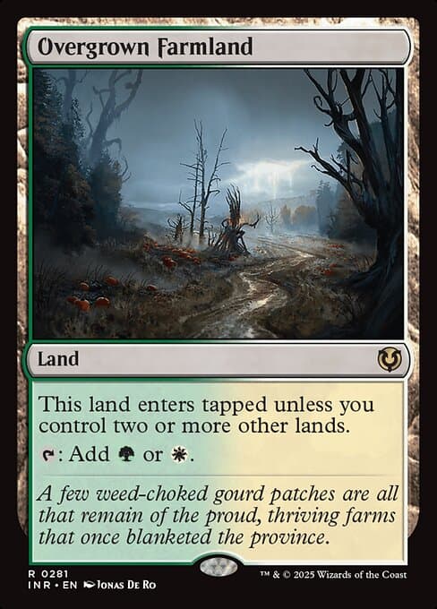 Overgrown Farmland from Innistrad Remastered (Rare)