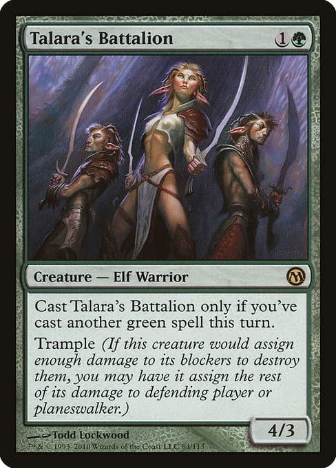 Talara's Battalion from Duels of the Planeswalkers (Rare)