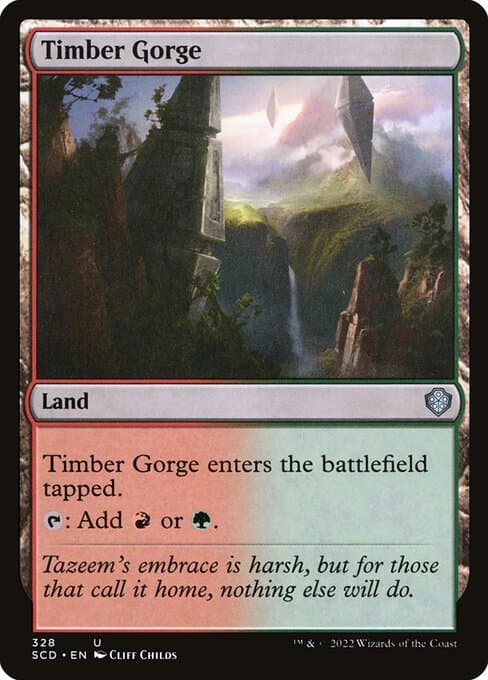 Timber Gorge from Starter Commander Decks (Uncommon)