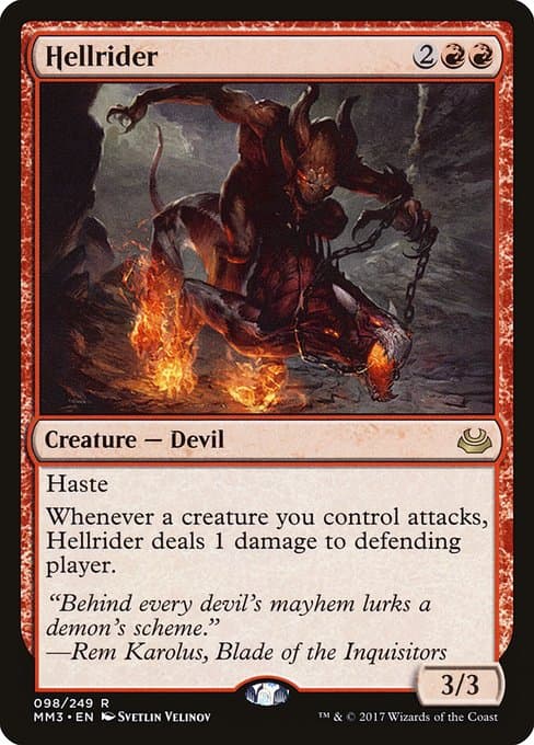 Hellrider from Modern Masters 2017 (Rare)