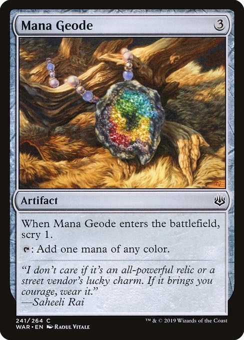 Mana Geode from War of the Spark (Common)