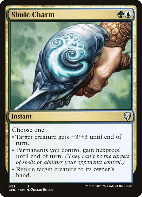 Simic Charm from Commander Legends (Uncommon)