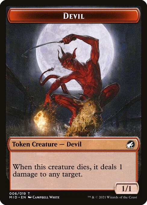 Devil from Innistrad: Midnight Hunt Tokens (Common)