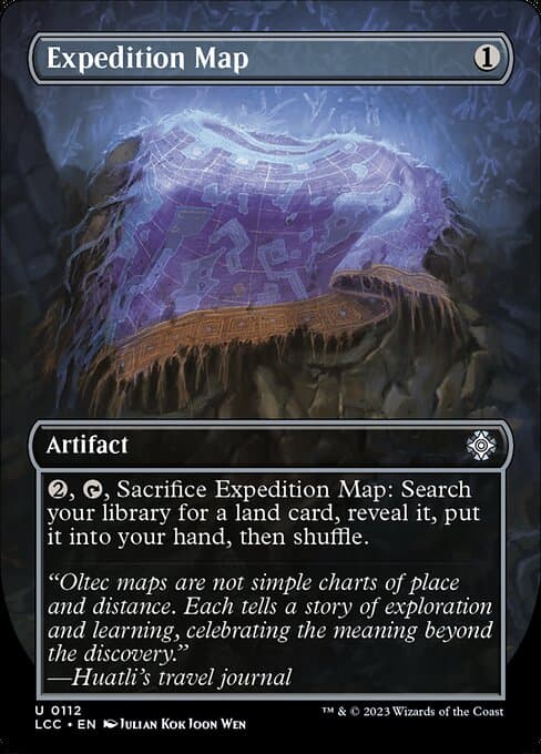 Expedition Map from The Lost Caverns of Ixalan Commander (Uncommon)