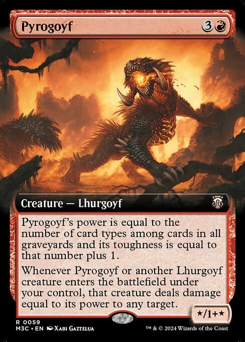 Pyrogoyf from Modern Horizons 3 Commander (Rare)