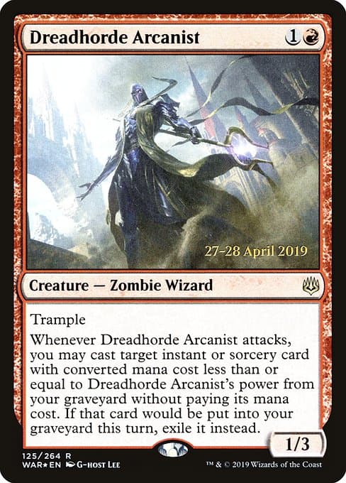 Dreadhorde Arcanist from War of the Spark Promos (Rare)
