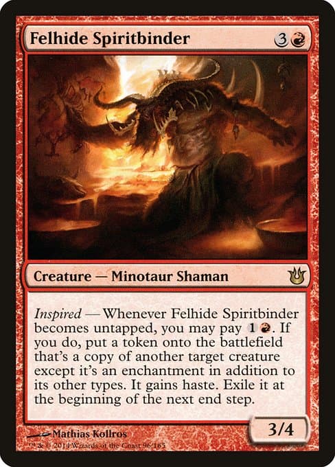 Felhide Spiritbinder from Born of the Gods (Rare)