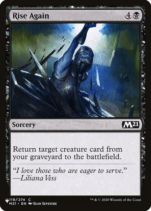 Rise Again from The List (Common)