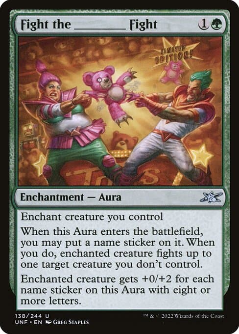 Fight the _____ Fight from Unfinity (Uncommon)