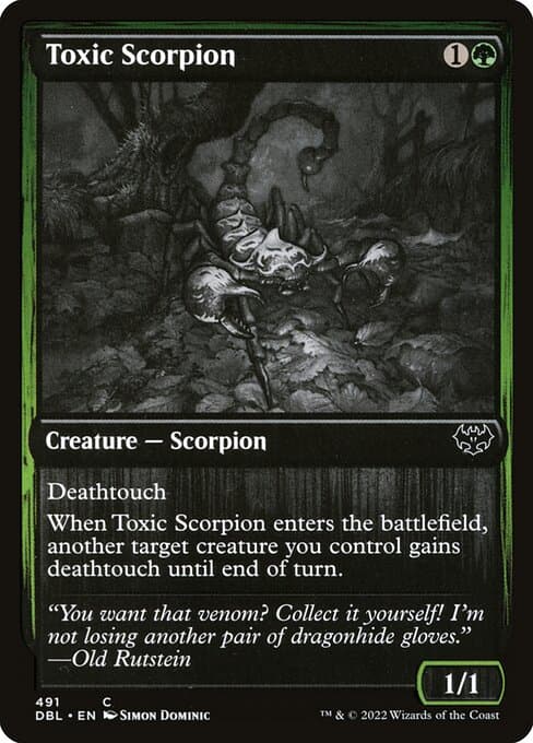 Toxic Scorpion from Innistrad: Double Feature (Common)