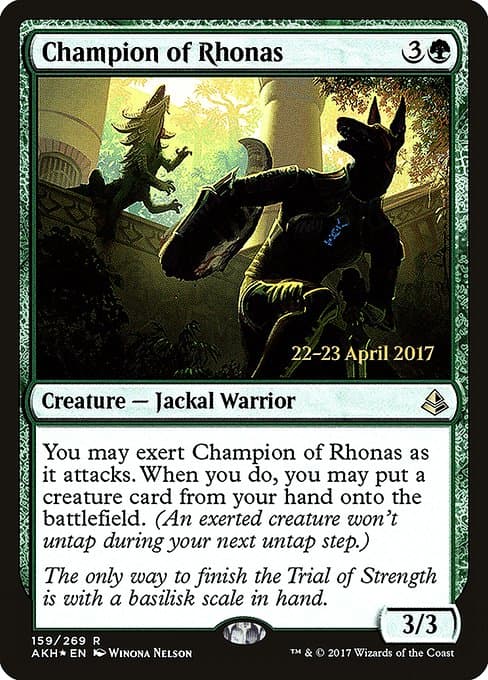 Champion of Rhonas (Rare)