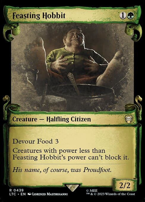 Feasting Hobbit from Tales of Middle-earth Commander (Rare)