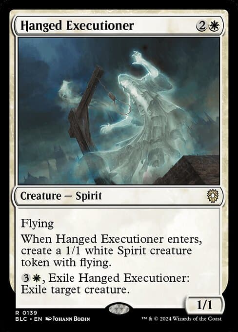 Hanged Executioner from Bloomburrow Commander (Rare)