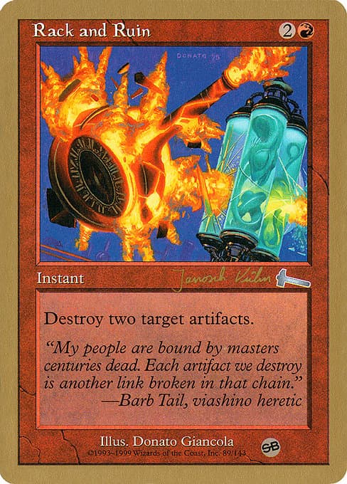 Rack and Ruin from World Championship Decks 2000 (Uncommon)