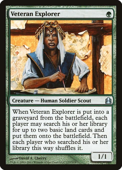 Veteran Explorer from Commander 2011 (Uncommon)