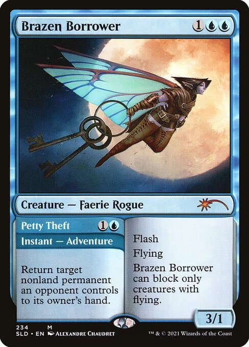 Brazen Borrower // Petty Theft from Secret Lair Drop (Mythic)