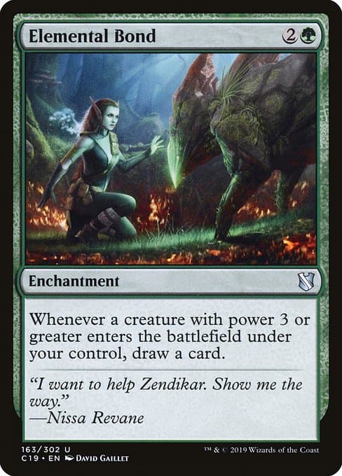 Elemental Bond from Commander 2019 (Uncommon)