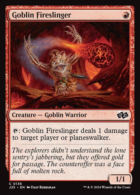 Goblin Fireslinger from Foundations Jumpstart (Common)