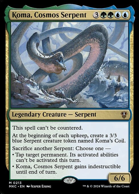 Koma, Cosmos Serpent (Mythic)