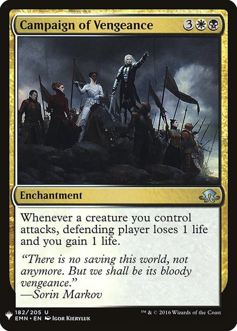 Campaign of Vengeance from The List (Uncommon)