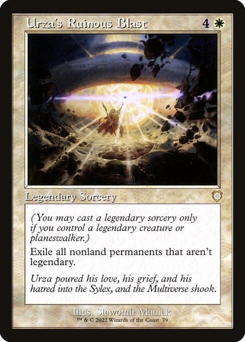 Urza's Ruinous Blast from The Brothers' War Commander (Rare)