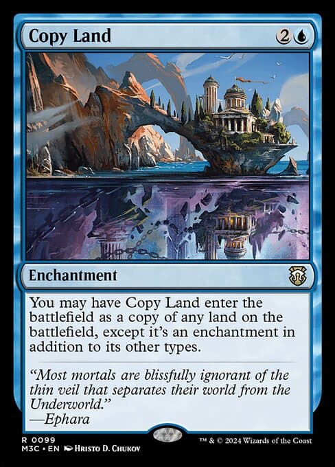 Copy Land from Modern Horizons 3 Commander (Rare)