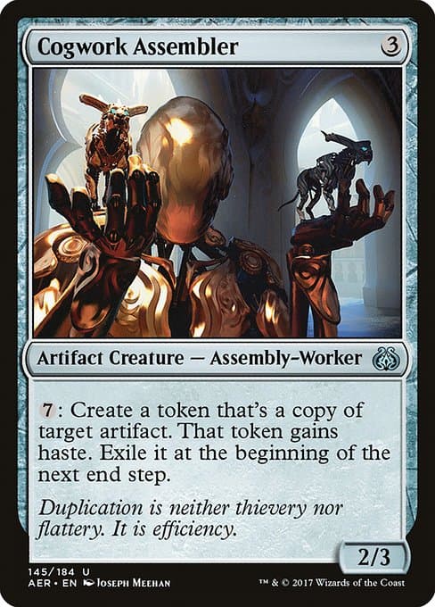Cogwork Assembler from Aether Revolt (Uncommon)