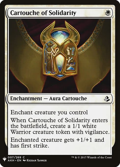 Cartouche of Solidarity from The List (Common)
