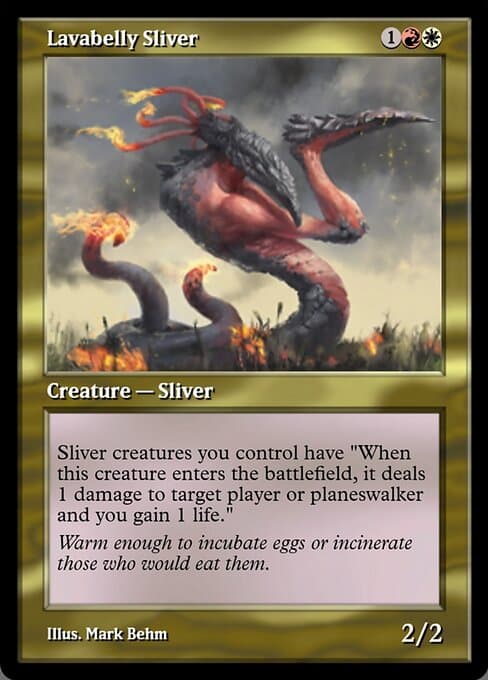 Lavabelly Sliver from Magic Online Promos (Rare)