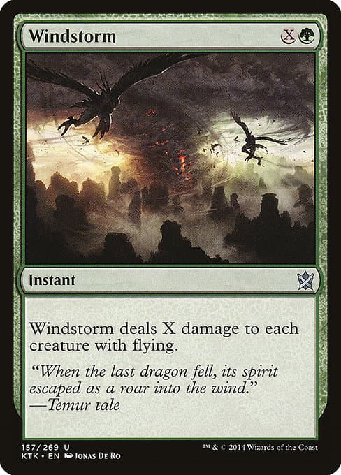 Windstorm from Khans of Tarkir (Uncommon)