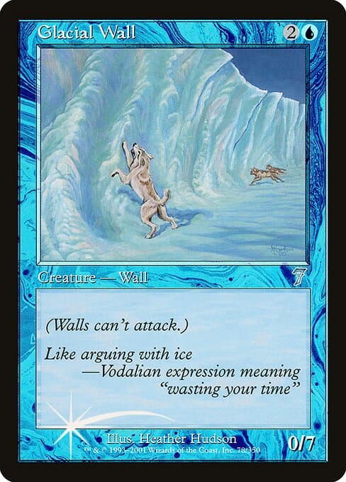 Glacial Wall from Seventh Edition (Uncommon)