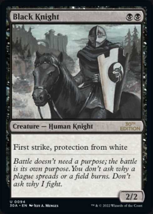 Black Knight from 30th Anniversary Edition (Uncommon)