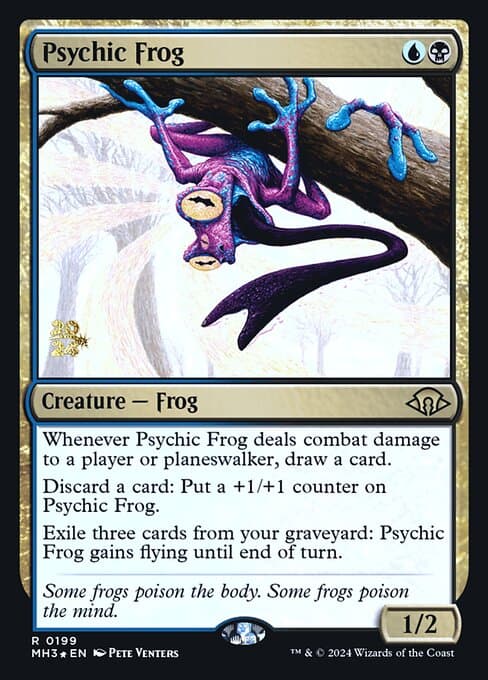Psychic Frog from Modern Horizons 3 Promos (Rare)