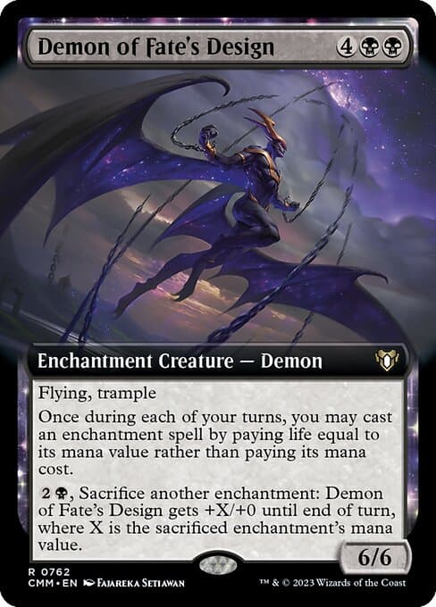 Demon of Fate's Design from Commander Masters (Rare)