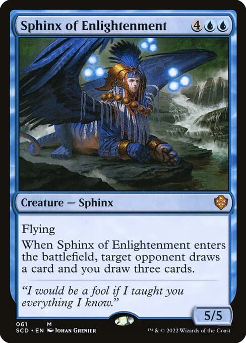 Sphinx of Enlightenment from Starter Commander Decks (Mythic)