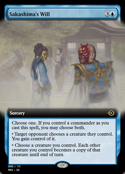 Sakashima's Will from Magic Online Promos (Rare)