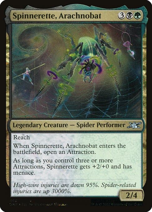 Spinnerette, Arachnobat from Unfinity (Uncommon)