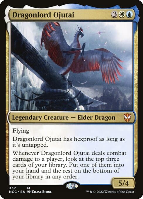 Dragonlord Ojutai from New Capenna Commander (Mythic)