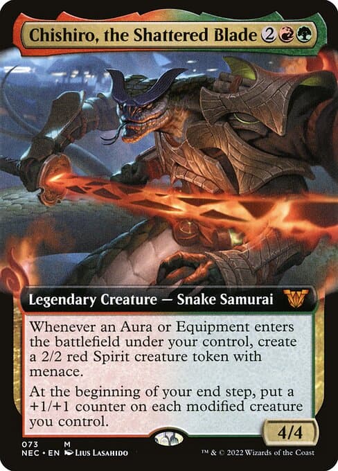 Chishiro, the Shattered Blade from Neon Dynasty Commander (Mythic)