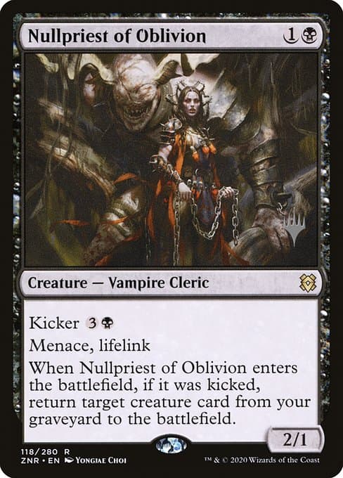 Nullpriest of Oblivion from Zendikar Rising Promos (Rare)