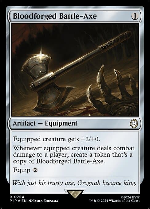 Bloodforged Battle-Axe from Fallout (Rare)