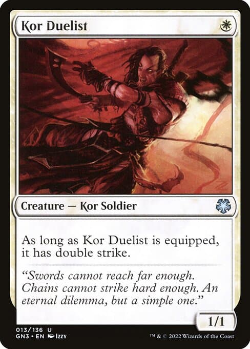 Kor Duelist from Game Night: Free-for-All (Uncommon)