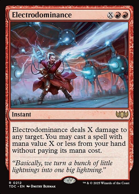 Electrodominance from Tarkir: Dragonstorm Commander (Rare)